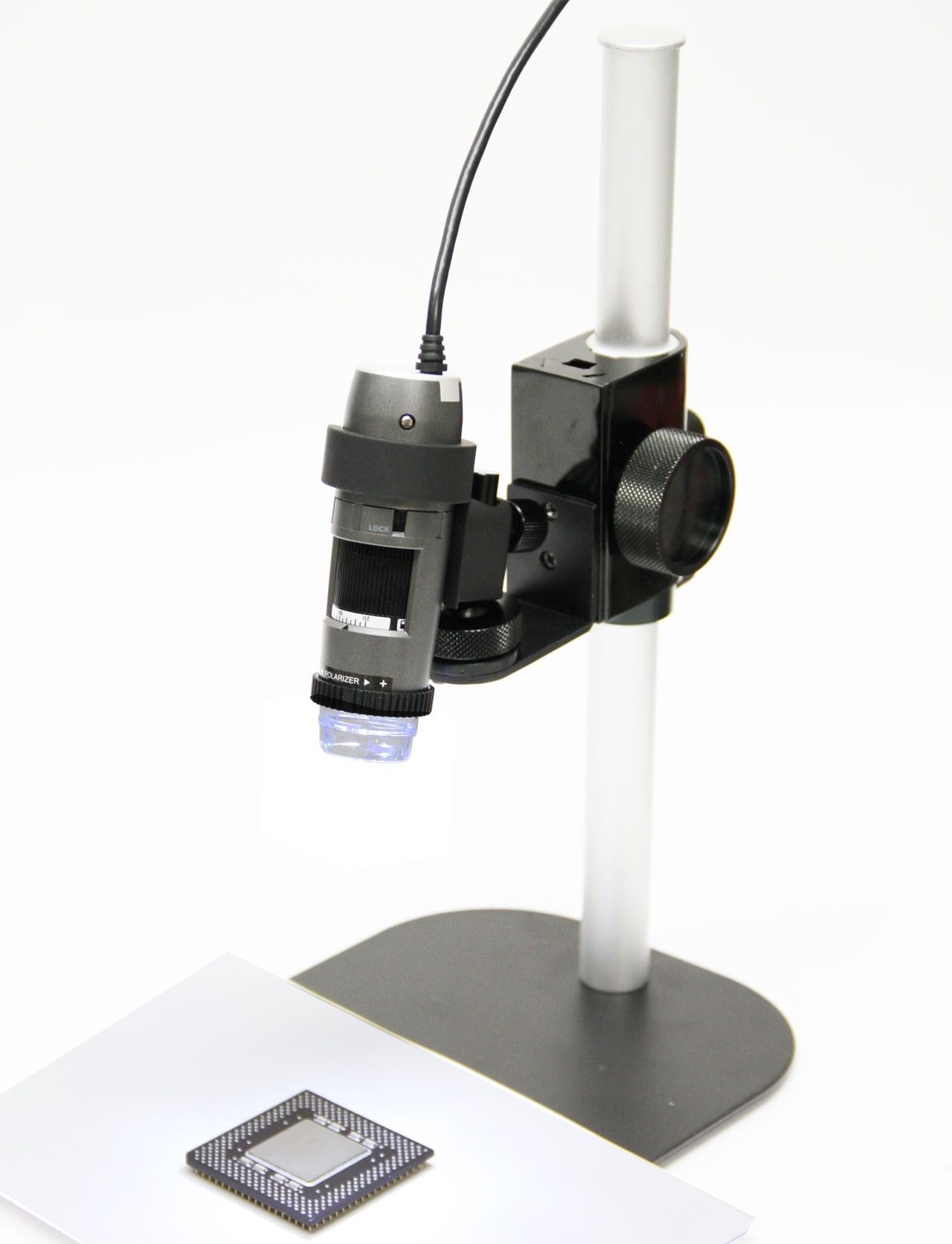 DINO-LITE AM4115ZTW EDGE DIGITAL MICROSCOPE USB1.3MP, 10~55X, 2 WORKING DISTANCES, POLARIZER