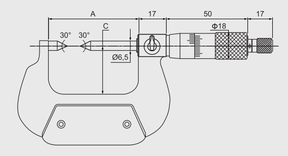 Alpa - Micrómetro com Comparador Analógico IP54