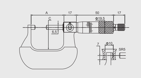 Alpa - Micrómetro de Contactos Esféricos para Tubos Exacto