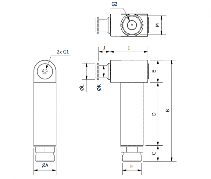 Pinça de Dedo Perpendicular