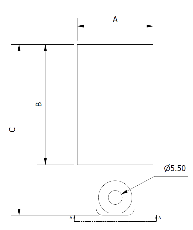Suporte de Montagem da Pinça de Eixo
