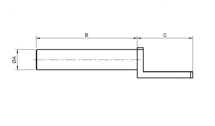 Suporte de montagem para Cilindro Compacto