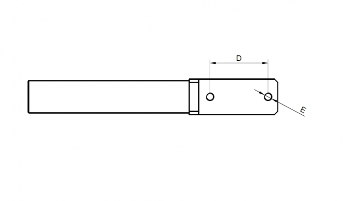 Suporte de montagem para Cilindro Compacto