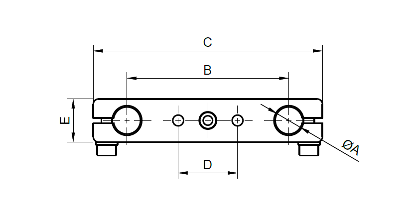 Suporte de Fixação para Cilindros