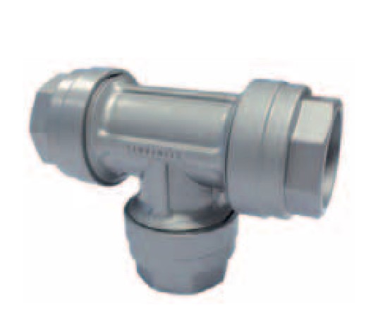 CONEXãO INTERMEDIáRIA TIPO T EM ALUMíNIO