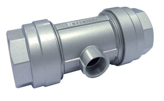 CONEXãO EM T PARA DRENAGEM DE CONDENSADOS, ROSCA FêMEA