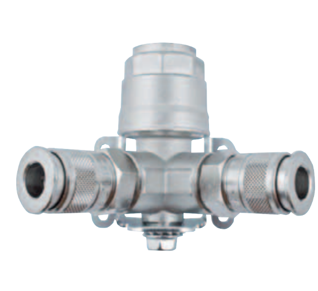 SAíDA DE AR DUPLA COM ENCAIXES RáPIDOS