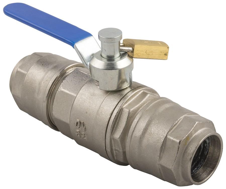 VáLVULA ESFERA 2 VIAS COM CADEADO