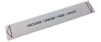 ETIQUETA ADESIVA INFINITY VACUUM