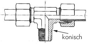 Conexões de parafuso T, roscas NPT (serão descontinuadas)