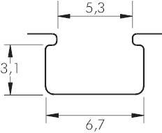 Interruptor do cilindro universal - ranhura em C, ranhura em T (5 mm) e cilindro redondo, Tipo D