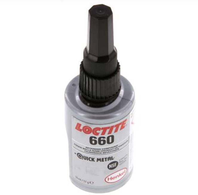 LOCTITE 660 , R. ALTA , MáX +150ºC