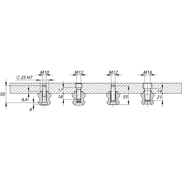 PINOS DE BLOQUEIO APS-140 OML C8030
