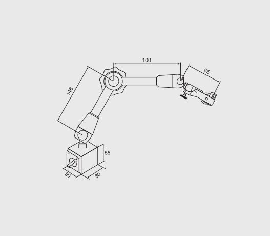 Alpa - Suporte Magnético Articulado com Bloqueio Hidráulico