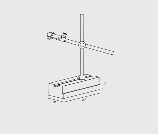 Alpa - Suporte com Coluna para Comparador