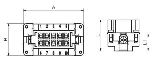 FICHAS MACHO TERMINAIS ROSCADOS