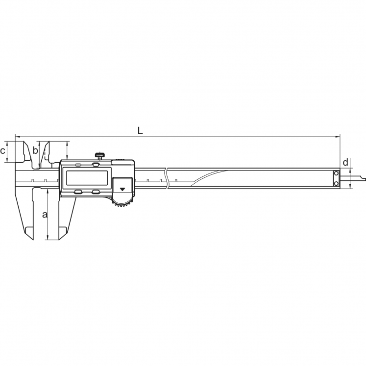 MITUTOYO PAQUIMETRO DIGITAL COM FUNCAO ABSOLUTE D0034