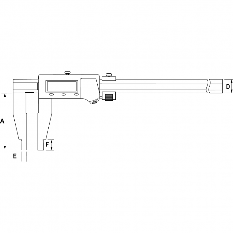 ALPA AA045 PAQUIMETRO DIGITAL IP66 D0052