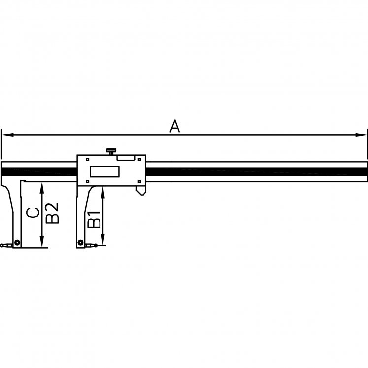 ALPA AA081 PAQUIMETRO DIGITAL COM PONTAS INTERCAMBIAIS  IP54 MEGALINE D0181