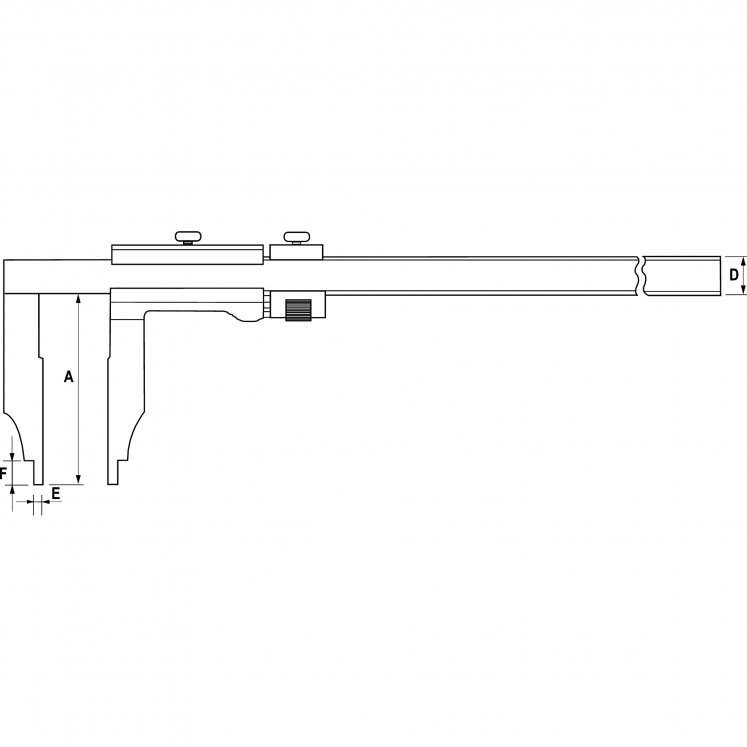 ALPA AB035PAQUIMETRO VERNIER MONOBLOCO ANALOGICO D0240