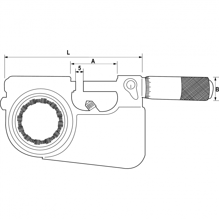 ALPA BB040 MICROMETRO EXTERNO COM COMPARADOR D1120