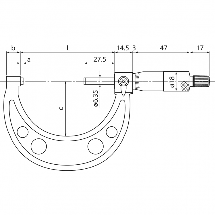 MITUTOYO SERIE 103 D1165 MICROMETRO EXTERNO