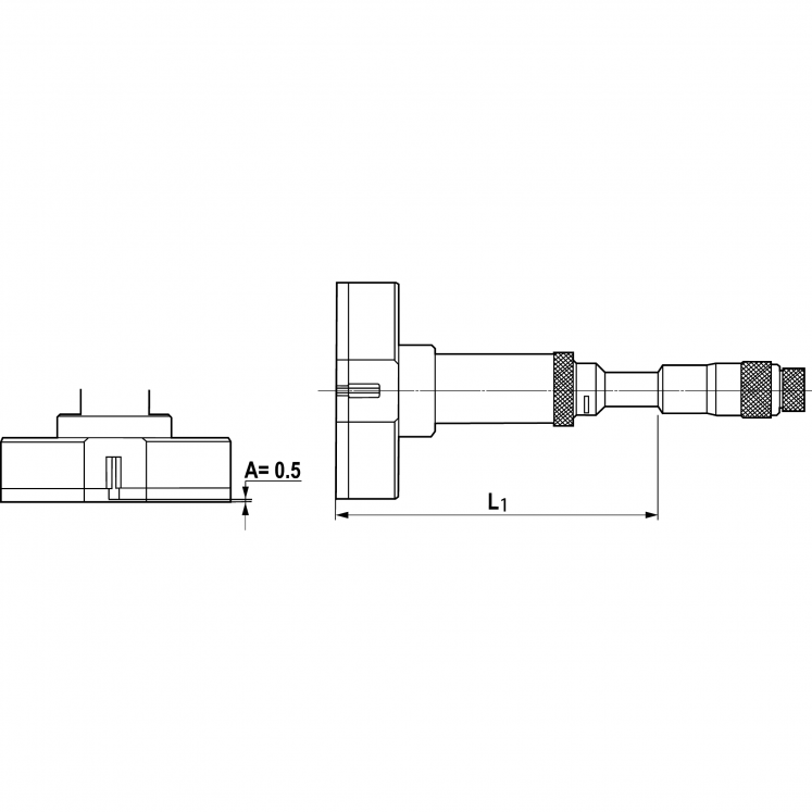 ALPA BB271 MICROMETRO INTERNO DE 3 PONTOS D1311
