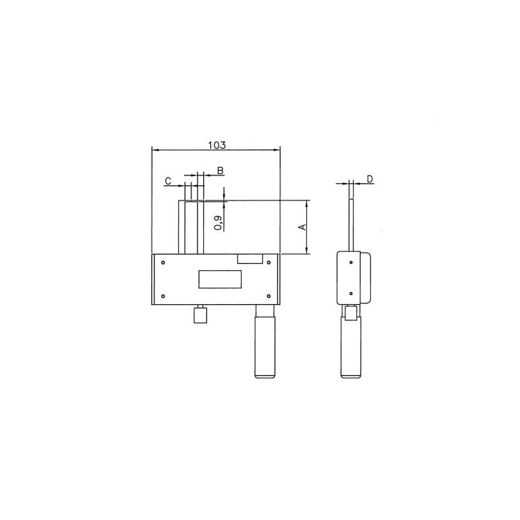 Alpa - Micrómetro Digital para Medições Externas IP54