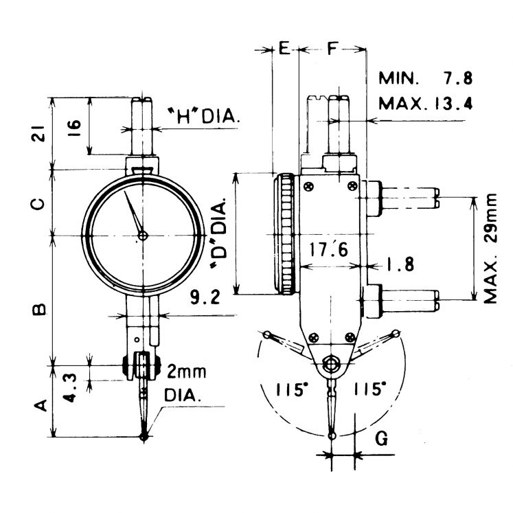 TECLOCK CB060 COMPARADOR INTERIORES D2315