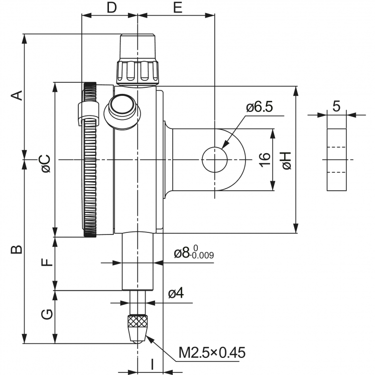 MITUTOYO SERIE 1 COMPARADOR EXTERIOR D2365