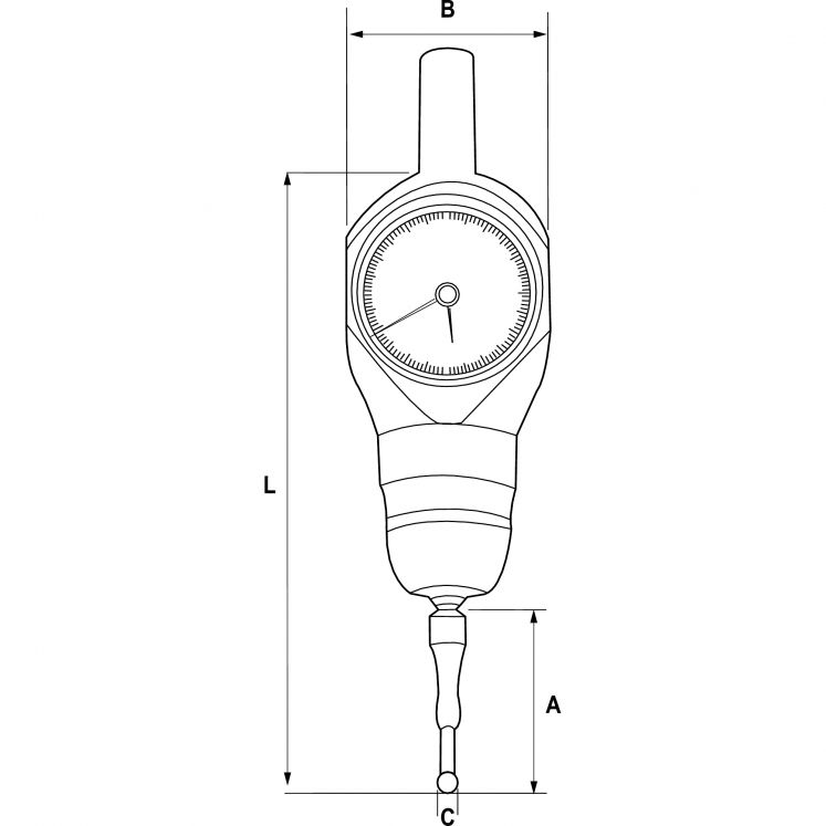 TSCHORN P00163D012 3D D3017 SONDA ANALóGICA
