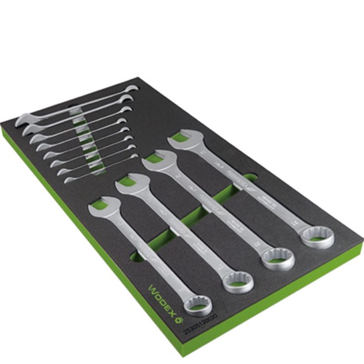 WODEX SET DE CHAVES BOCA ANEL EM TABULEIRO E0007