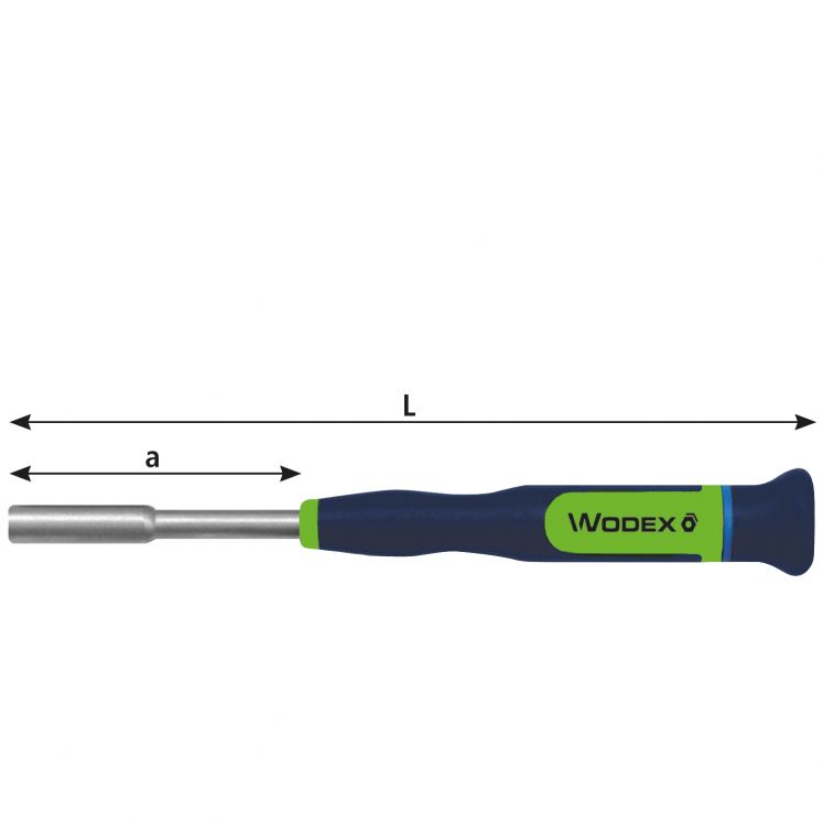 WODEX MICRO CHAVE PARA PORCAS HEXAGONAIS