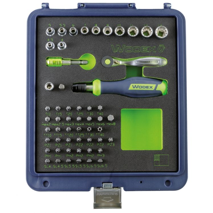 WODEX KIT DE 55 FERRAMENTAS  E4892