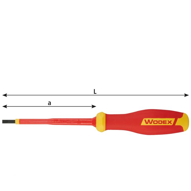 WODEX CHAVE DE FENDAS ISOLADA E5645