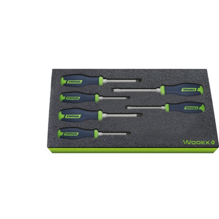 WODEX KIT DE CHAVES DE FENDAS PARA PARAFUSOS PH E PZ E6082