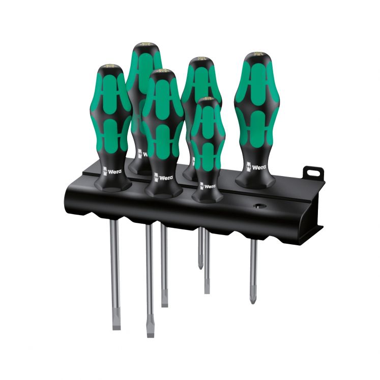 WERA KIT DE CHAVES DE FENDAS KRAFTFORM PLUS 334 E6100