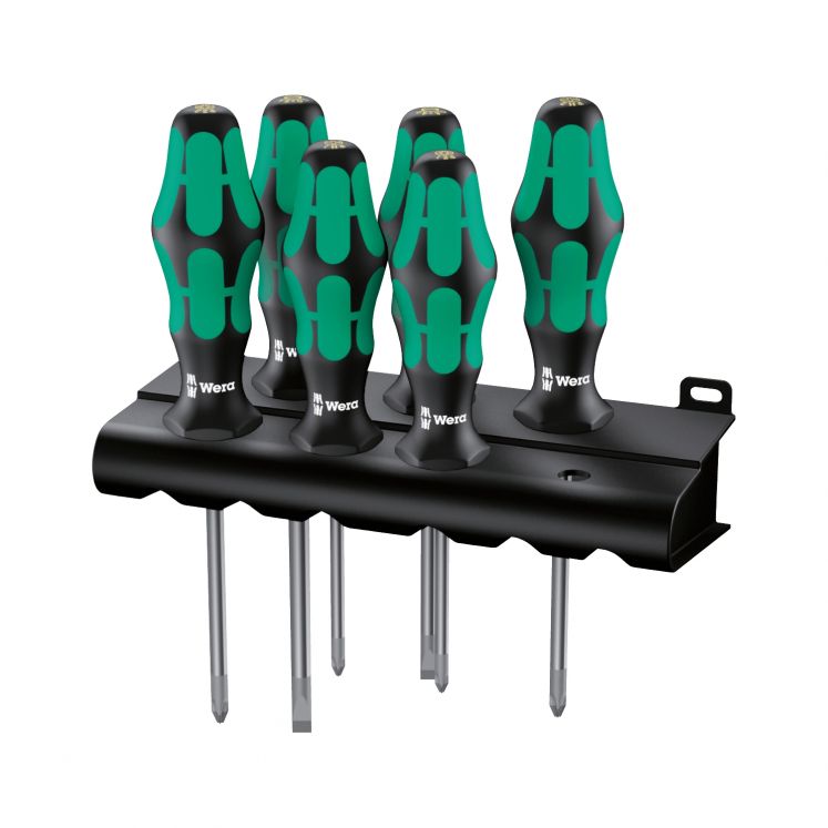 WERA KIT DE CHAVES DE FENDAS KRAFTFORM PLUS 335/350/355 E6115