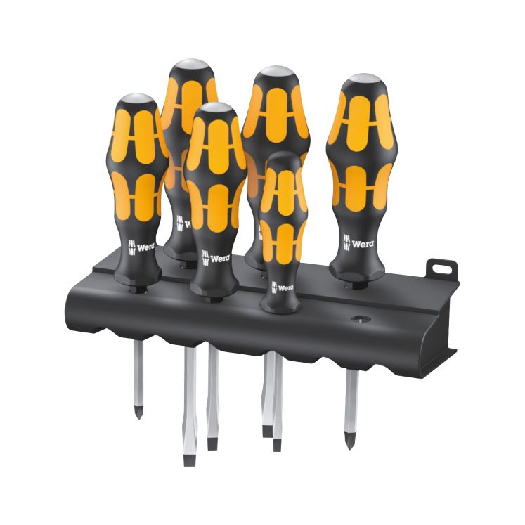 WERA KIT DE CHAVES DE FENDAS KRAFTFORM PLUS 932 E6140