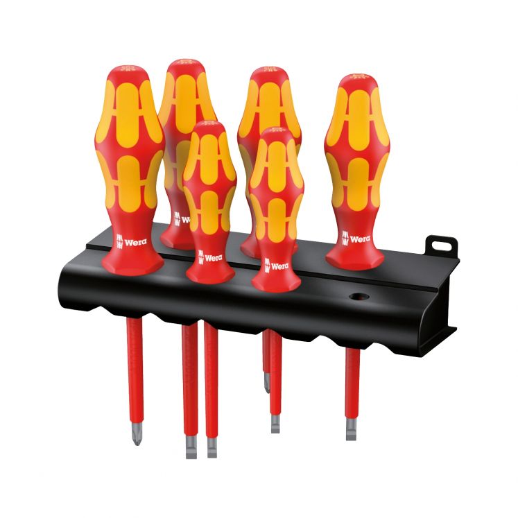 WERA KIT DE CHAVES DE FENDAS VDE ISOLADAS E6180