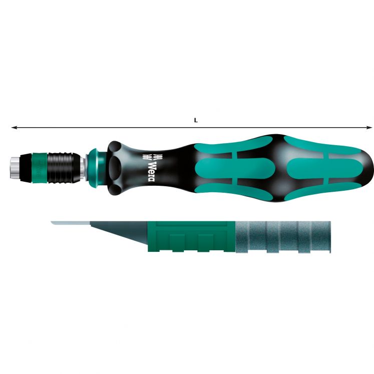 WERA CHAVE DE FENDAS PARA BITS COM LAMINA TELESCOPICA E7520