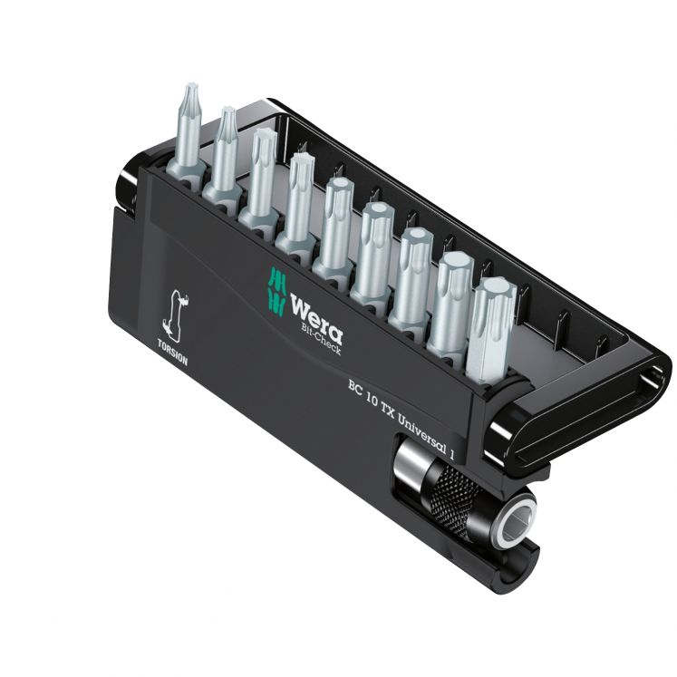 WERA KIT DE BITS DE TORÇÃO E SUPORTE COM ENCAIXE RáPIDO E7540