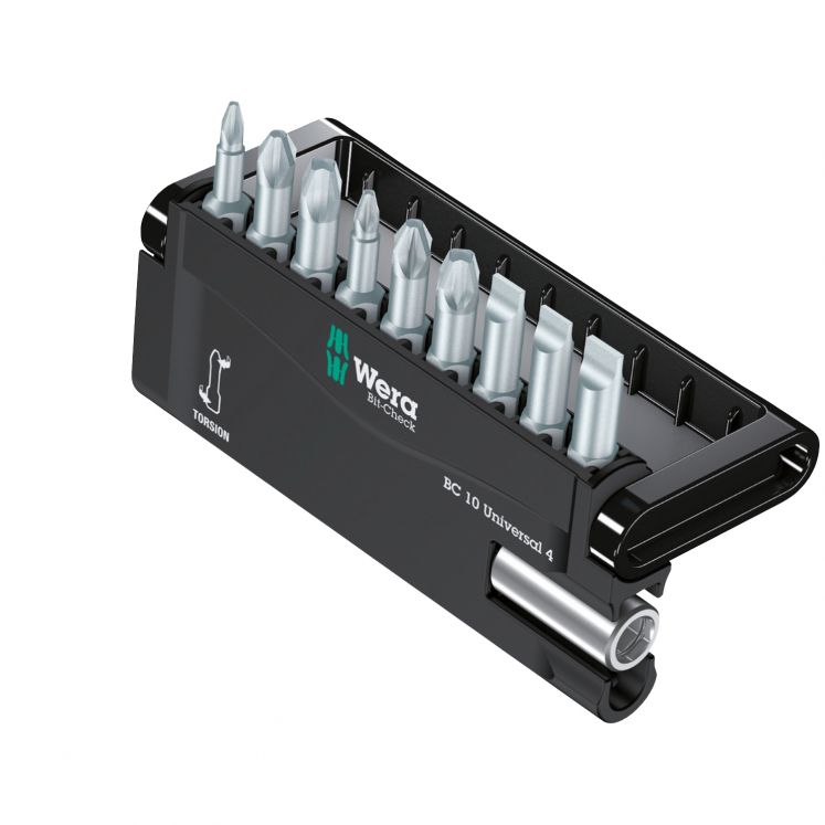 WERA KIT DE BITS DE TORÇÃO E SUPORTE UNIVERSAL E7560