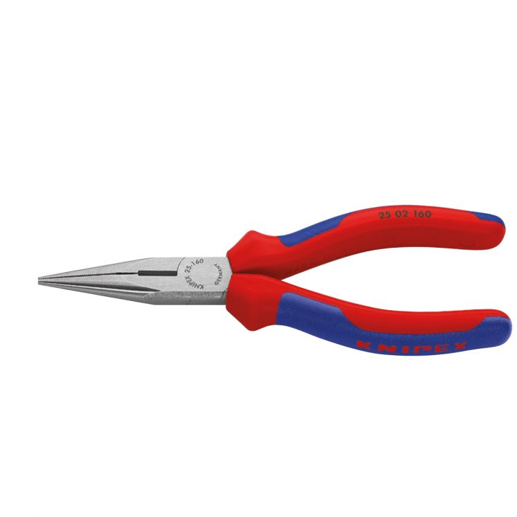 ALICATE PONTA MEIA REDONDA PARA MECâNICA KNIPEX 25 02 140 / 160