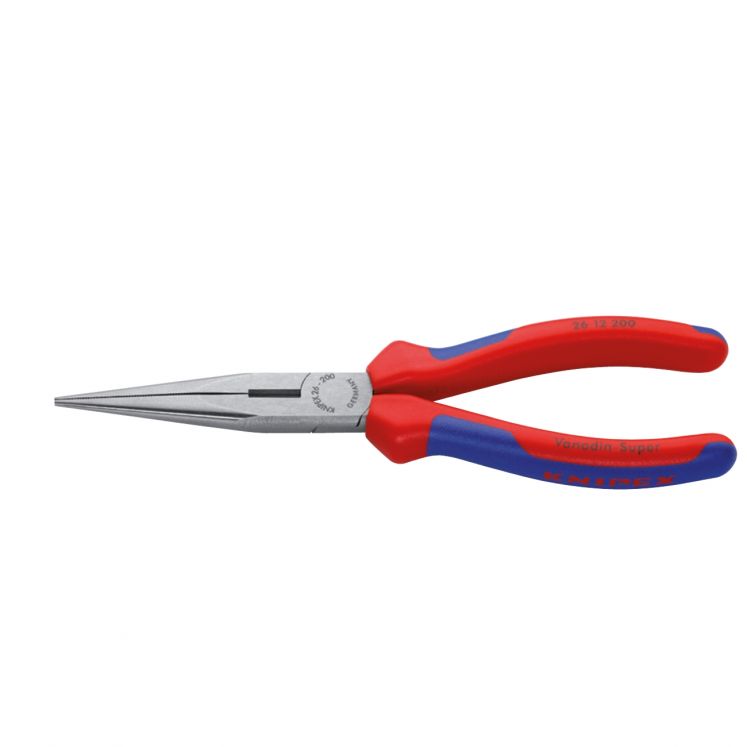 ALICATE PONTA MEIA REDONDA PARA MECâNICA FINA KNIPEX 26 12 200