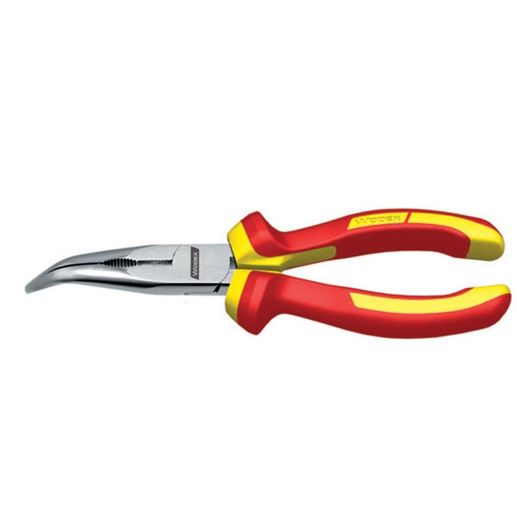 ALICATE PONTA MEIA REDONDA CURVADA VDE ISOLADO 1000 VOLTS KNIPEX 25 26 160