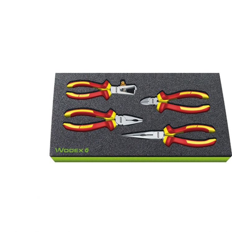 WODEX KIT DE ALICATES VDE ISOLADOS 1000 VOLTS F031004