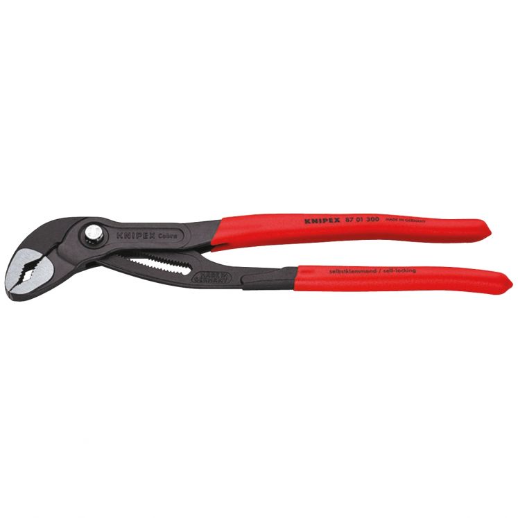 ALICATE AJUSTÁVEL PARA TUBOS E PORCAS - MODELO COBRA KNIPEX 87 01 125 / 150 / 180 / 250 / 300 / 400 / 560
