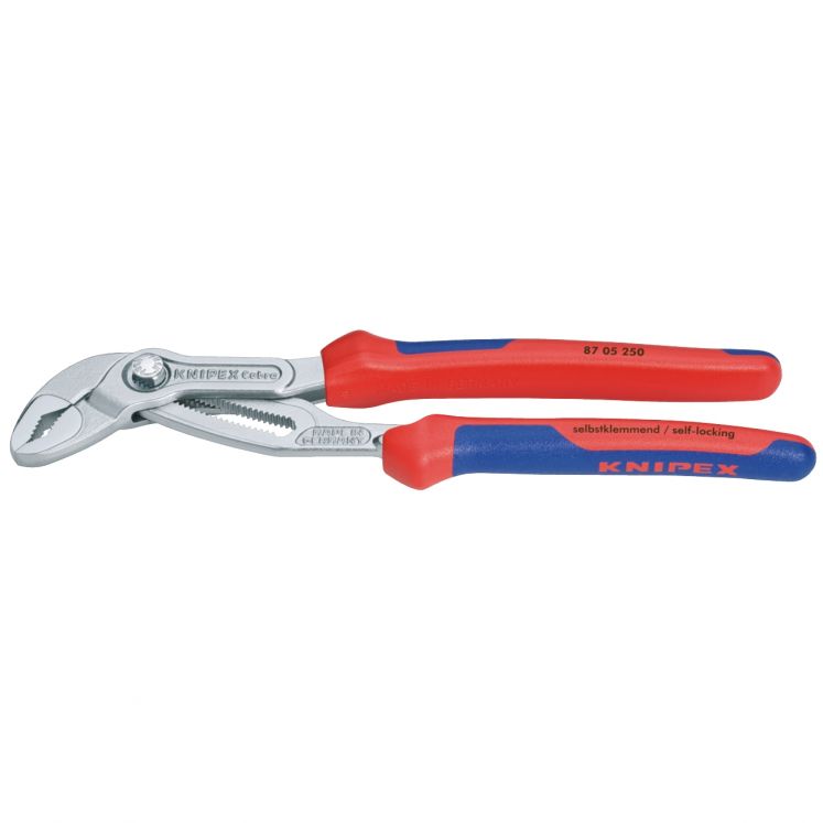 ALICATE AJUSTÁVEL PARA TUBOS E PORCAS - MODELO COBRA KNIPEX 87 05 250 - 87 05 300