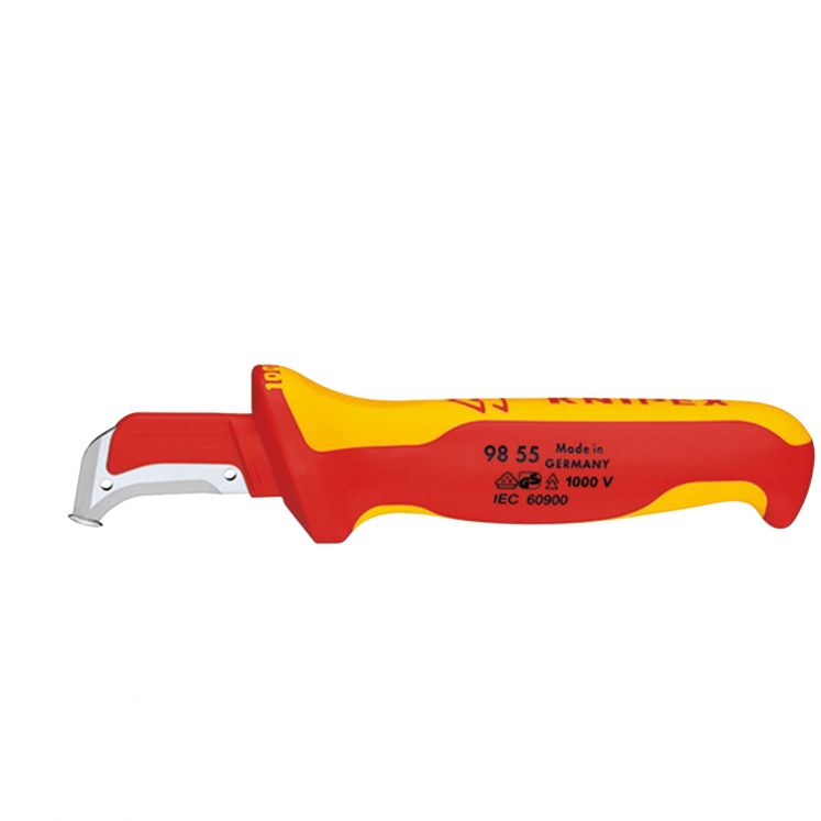 FACA DE DECAPAGEM VDE ISOLADA 1000 VOLTS KNIPEX 98 55
